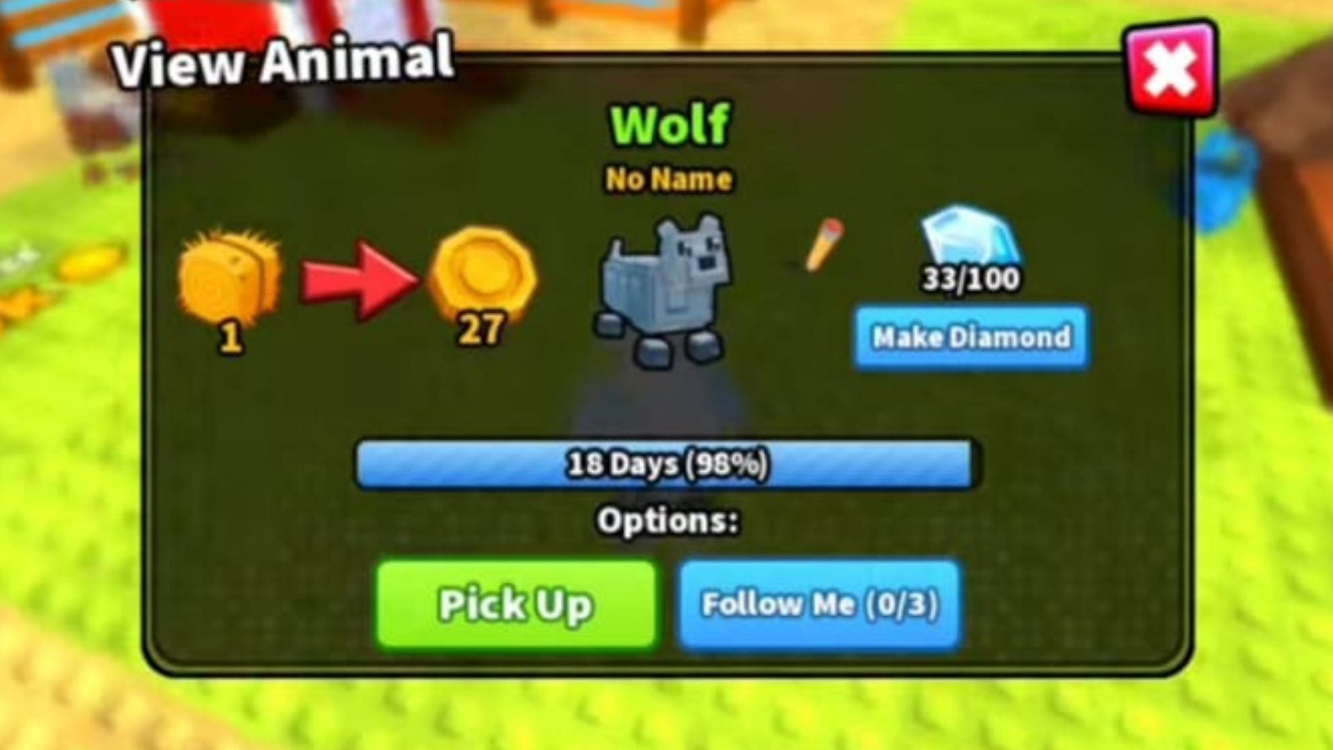 Usage of diamonds in the game (Image via Roblox)